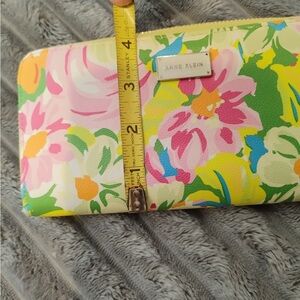 Anne Klein Vibrant Floral Wallet - Yellow and Pink
